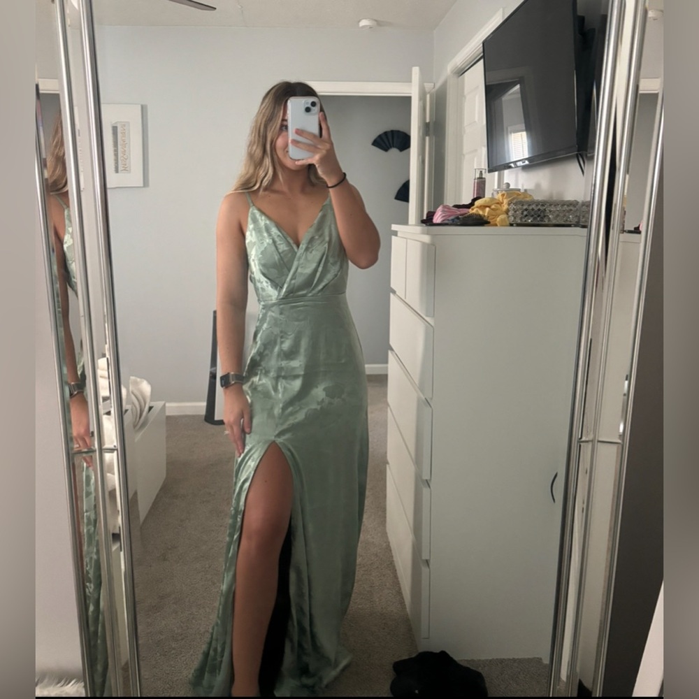 Lulus Satin Dress